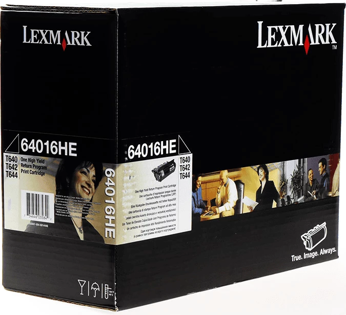 Toner, Lexmark, 64016HE, rendiment i lartë 21000 faqe, XL, i zi