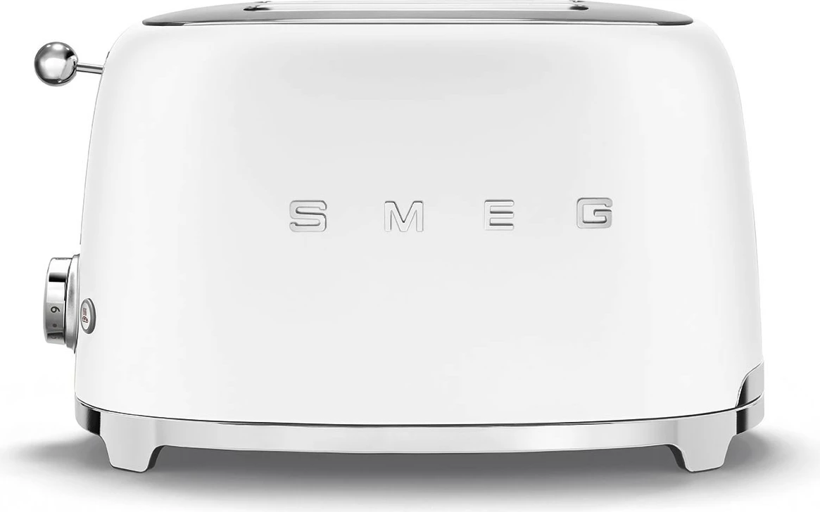 Tostues SMEG TSF01WHMEU, 2 feta, 950W, bardhë mat