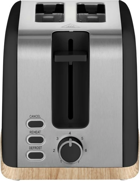 Toster Concept TE2016 930 W 2 slote 7 nivele thekje i zi/inox me detaje dru