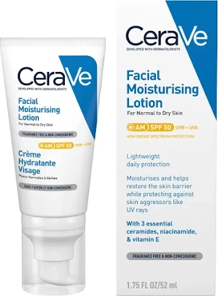 Krem kunder diellit Cerave Moisturising Lotion SPF 50, 52 ml