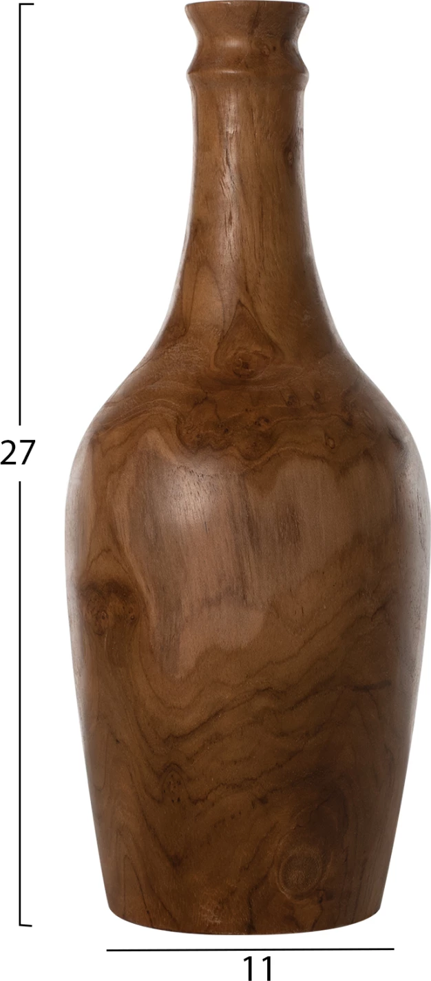 Shishe dekorative 3PCS set FH7717 dru teak natyral