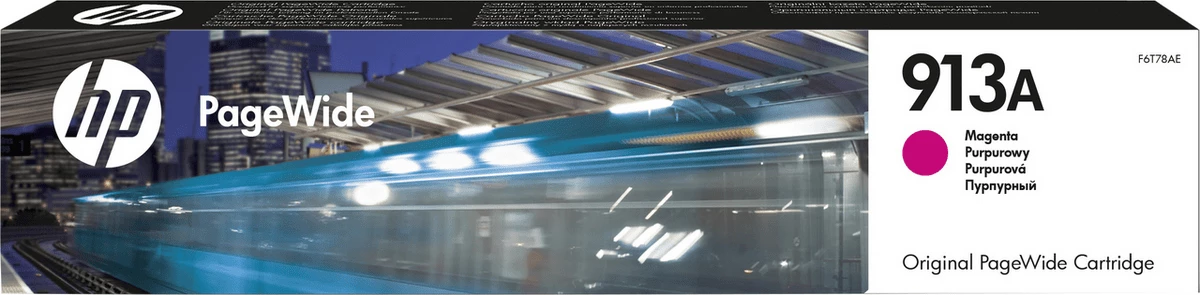 Kartush boje, HP, 913A F6T78AE PageWide, 33.5 ml 3000 faqe, magenta