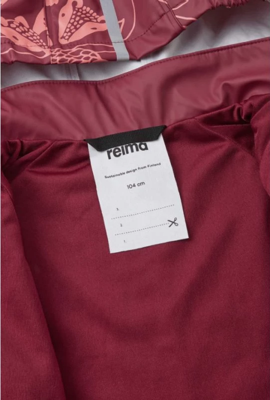 Kominoshe për fëmijë Reima, të kuqe