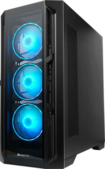 Kasë Chieftec APEX GA-01B-TG-OP, ATX/E-ATX, USB 3.2 Gen2 Type‑C, A‑RGB, tempered glass, e zezë