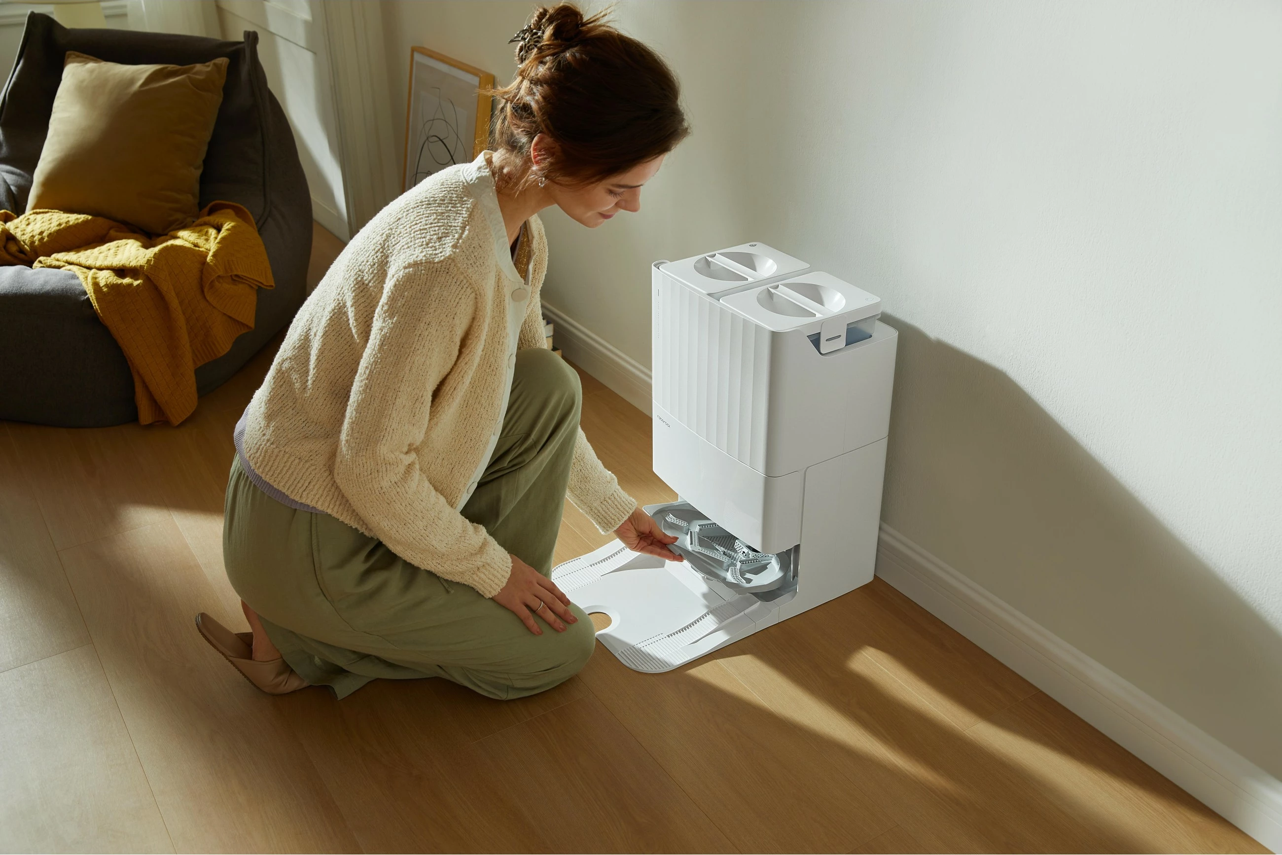 Robot pastrues Roborock QR 598, i bardhë