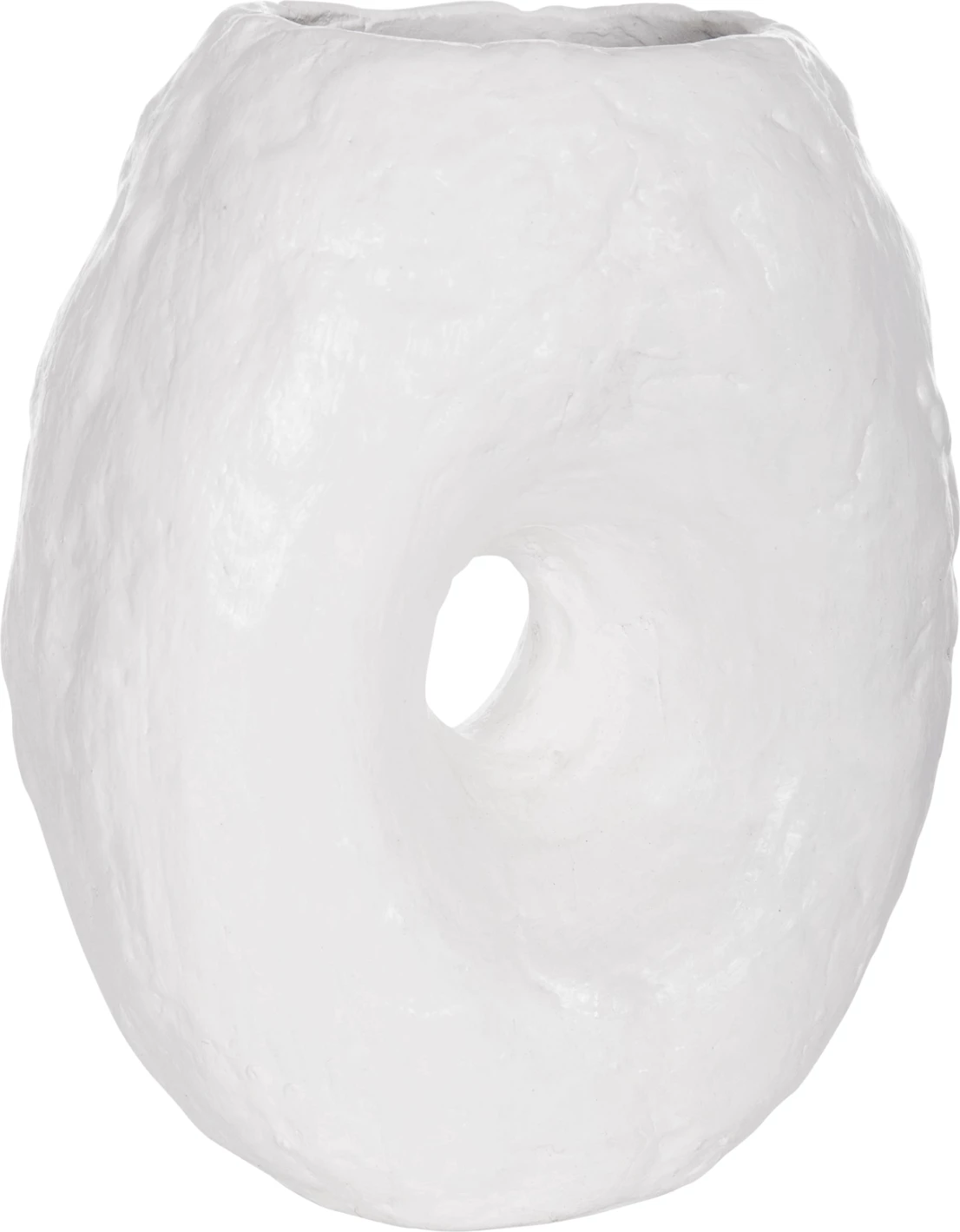 Vazo dekorative tavoline NAMENTIS, terrakotë, e bardhë, FH4673.02S, 22x13x28cm