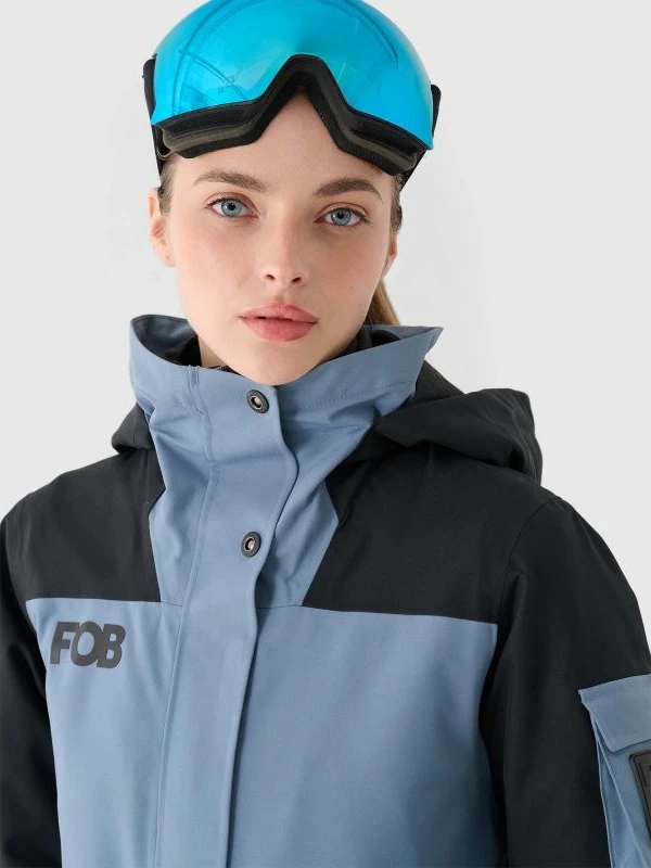 Jakne snowboard për femra 4F 4FWAW24TTJAF586, e kaltër