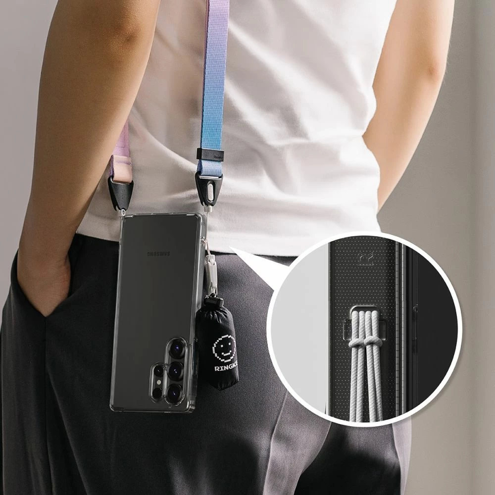 Mbështjellës Ringke Fusion për Samsung Galaxy S25 Ultra, Transparent