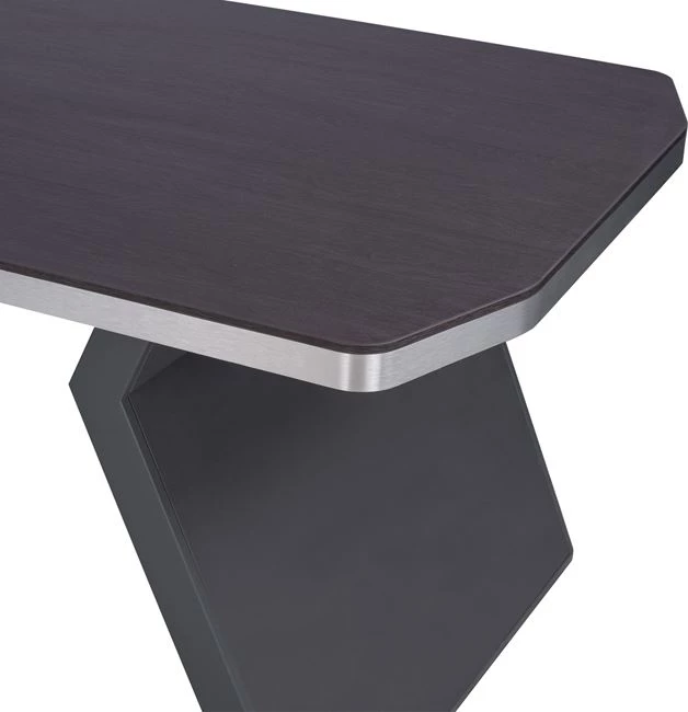 Tavolinë profesionale për zyre, këndore majtas, ngjyrë trëndafili, FH2084L, 220x180x76 cm