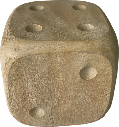 Zar dekorativ, polirezine, natyral, 14x14x14cm