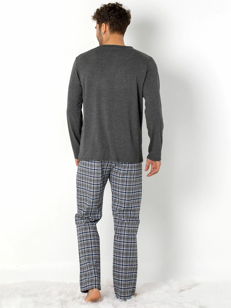 Set pizhamash për burra, Jumeon, 002-000305, anthracite