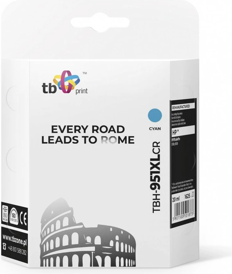 Toner TB Print TBH-951XLCR për HP Officejet Pro 8100/8600, Cyan