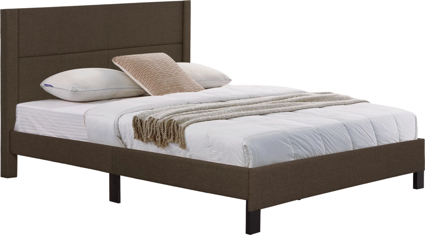 Krevat dopio TRILLOP, stof kafe, 160x200cm, FH666.13