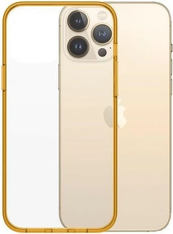 Mbështjellës PanzerGlass ClearCase për iPhone 13 Pro Max, Transparent Yellow