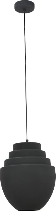 Llambë tavani Kelsy Inart E27 metal i zi D30x122cm