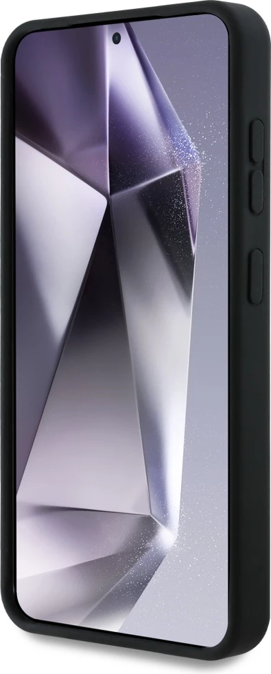 Mbështjellës Mercedes Silicone Contrasted Curves MagSafe për Samsung Galaxy S25, i zi