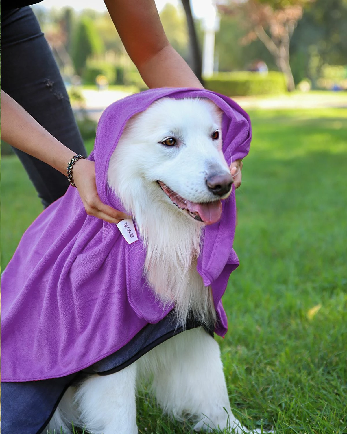 Peshqir për qen, ngjyrë vjollcë, Paws & Whiskers, Mictow 80