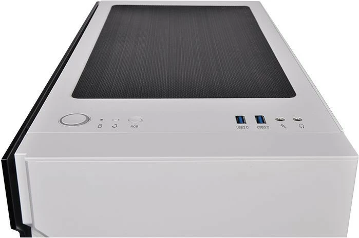 Kasë Thermaltake H200 TG Snow RGB, Midi Tower, ATX, Micro ATX, Mini ITX, e bardhë