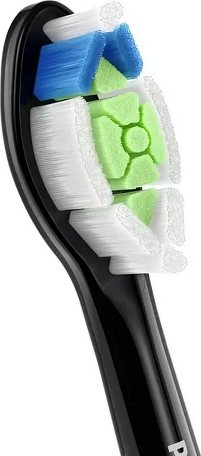 Koka rezervë për brushë dhëmbësh Philips Sonicare W2 Optimal White HX6062/88, 2 copë, e zezë