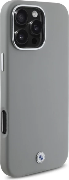 Mbështjellës BMW Sign Full Wrapped Metal MagSafe për iPhone 16 Pro Max, Gri