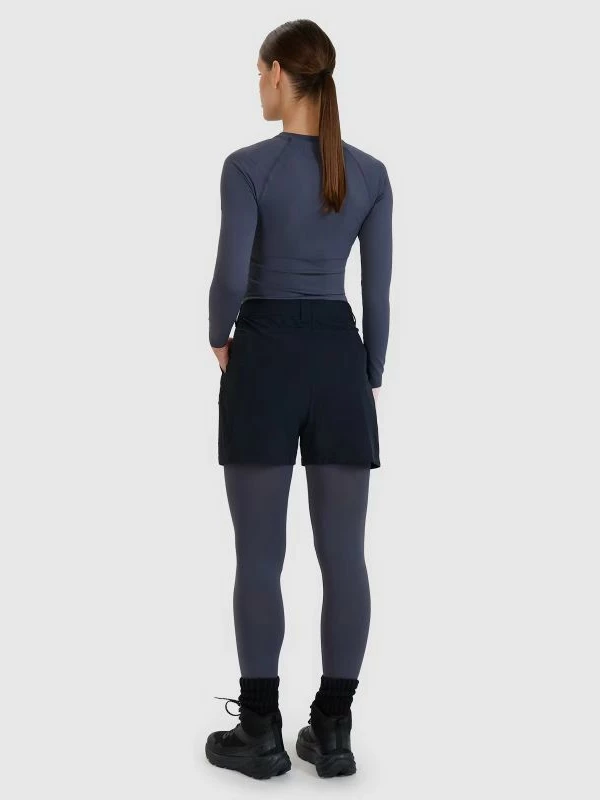 Shorce trekking për femra 4F, ngjyrë e njëtrajtshme