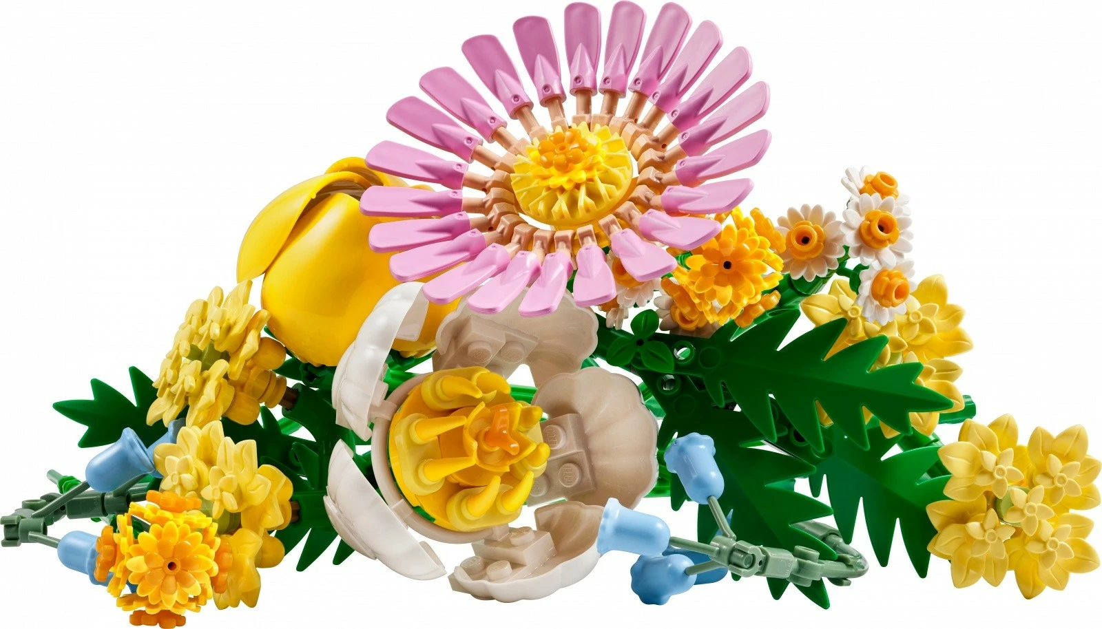 Set LEGO Botanicals 10347 Small Sunny Bouquet, 373 pjesë, plastikë, shumëngjyrëshe