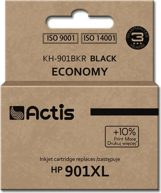 Ngjyrë Actis KH-901BKR për printer HP, e zezë 