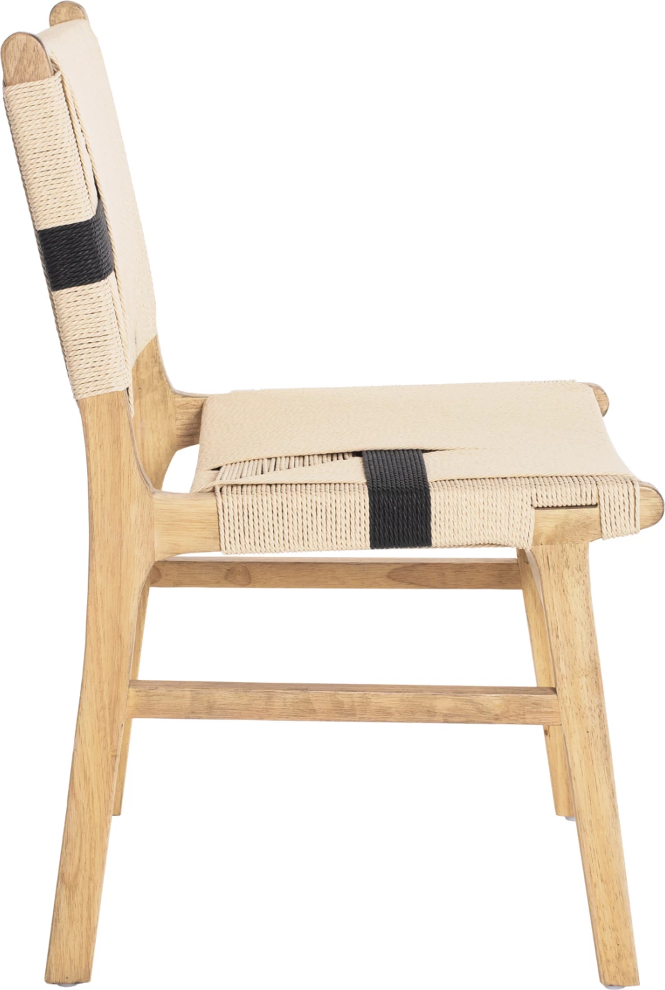 Karrige relaksuese, dru gome dhe litar, ngjyrë natyrale rustike, 50x60x88H cm, FH9323.01, set prej 2 copë