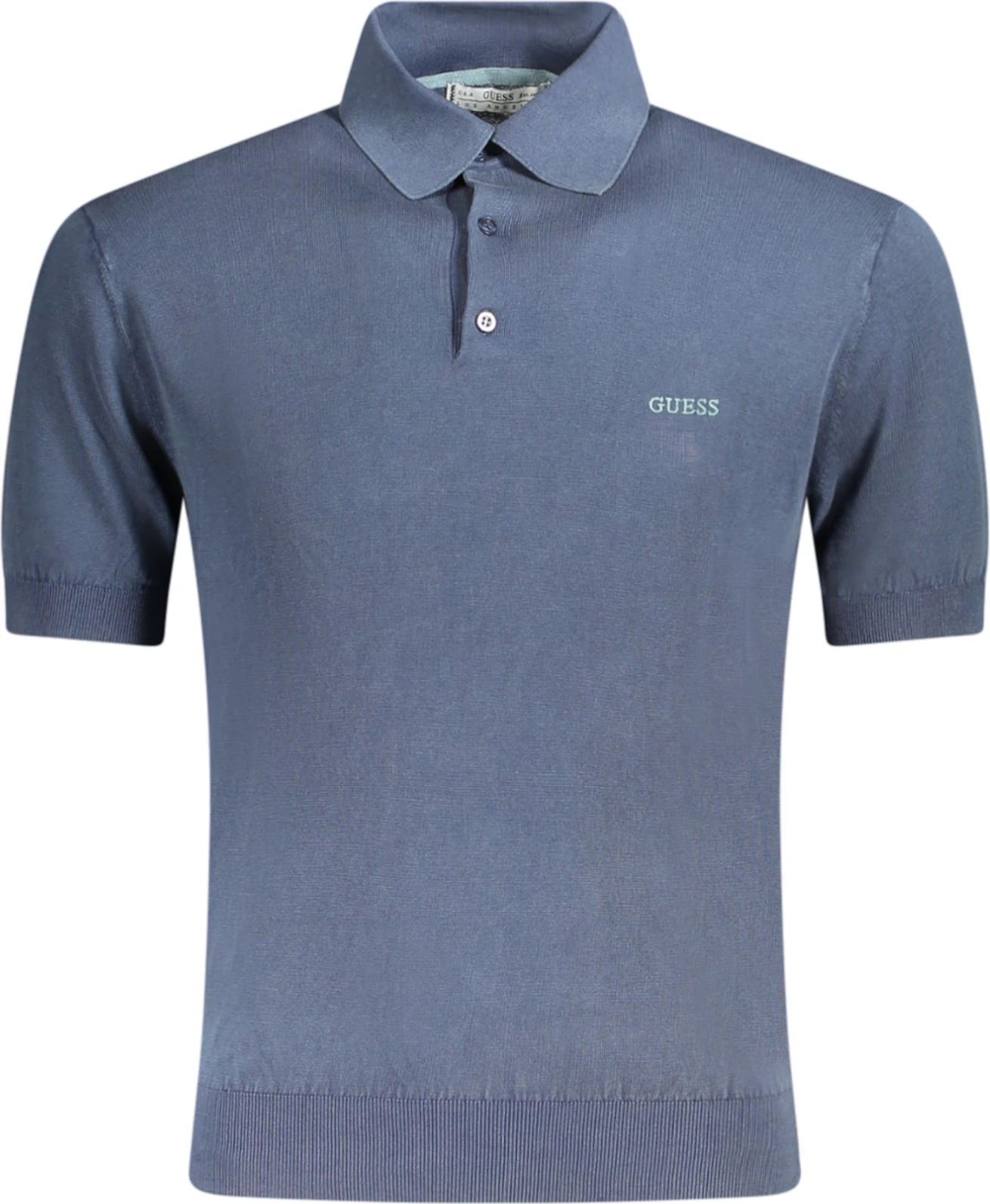 Maicë polo për meshkuj GUESS JEANS, kaltër