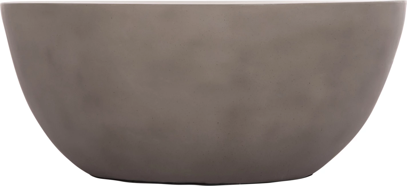 Tavolinë kafeje rrethore ALLAN, fibër-cement, gri, FH18162.03, Φ92x49Hcm