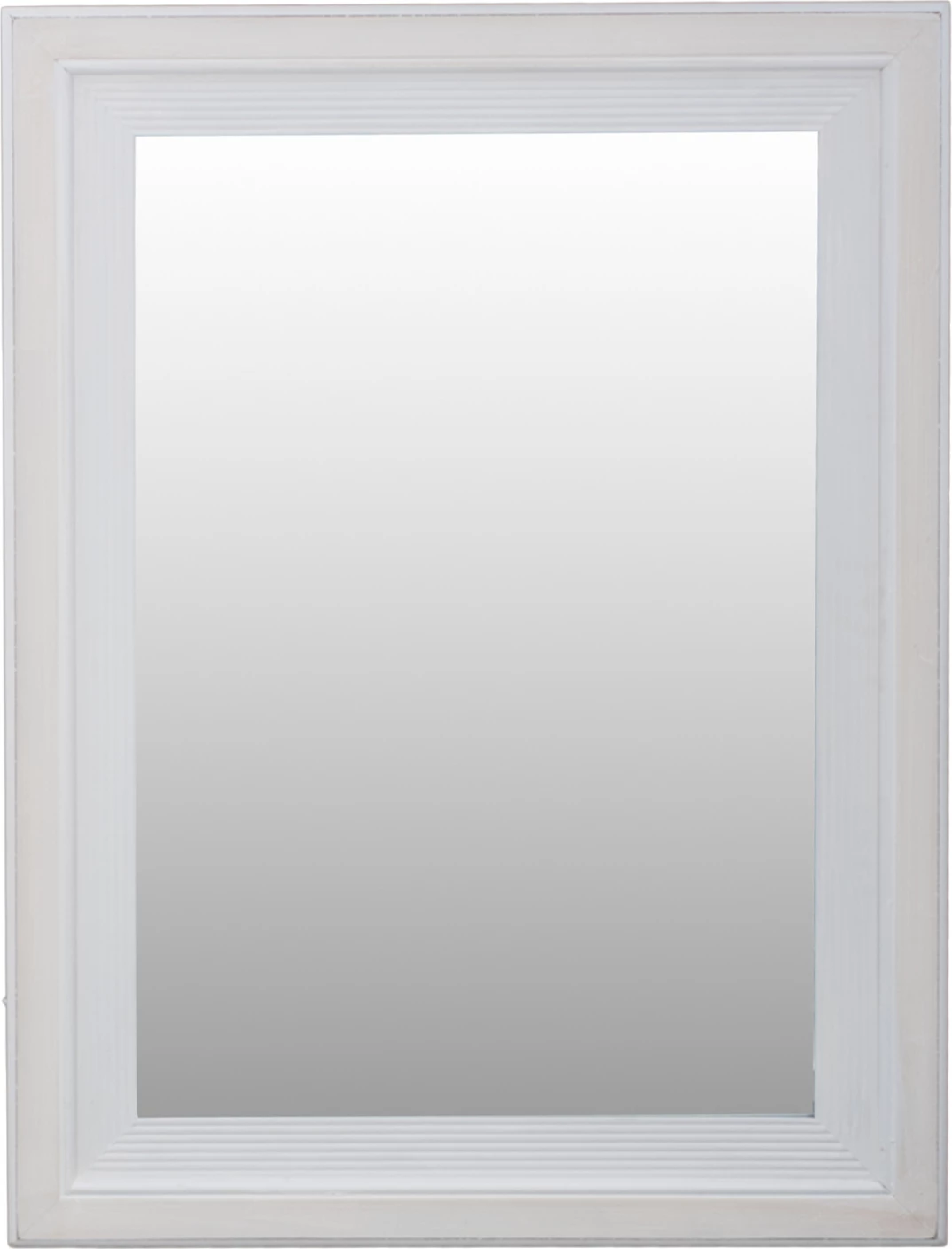 Pasqyrë FH7191, patinë e bardhë, 60x2x80 cm