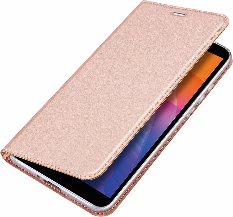 Mbështjellës Dux Ducis Skin Pro për Huawei Y5p, me kapak, rozë