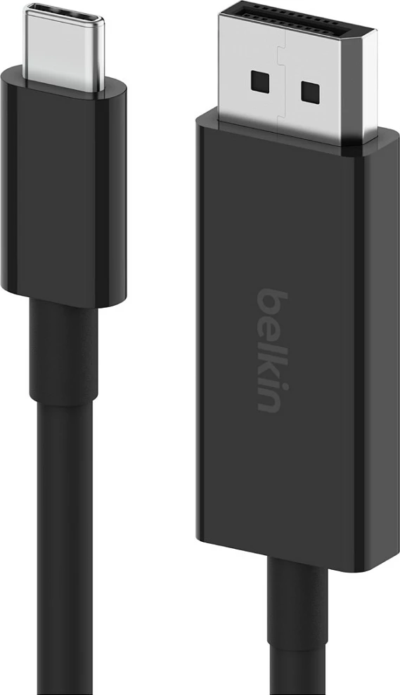Kabllo Belkin USB-C në DisplayPort 2m e zezë