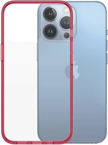 Mbështjellës PanzerGlass ClearCase për iPhone 13 Pro, transparent rozë