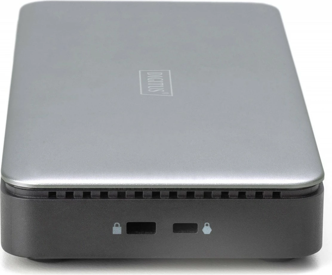 Kasë docking Digitus DA-70917, 11 porta, USB Type-C, 2x HDMI, 1x DisplayPort, 4K/60Hz, 150W, Zezë/Gri