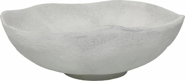 Enë dekorative DANEET, alumin, e bardhë, 24x24x9cm