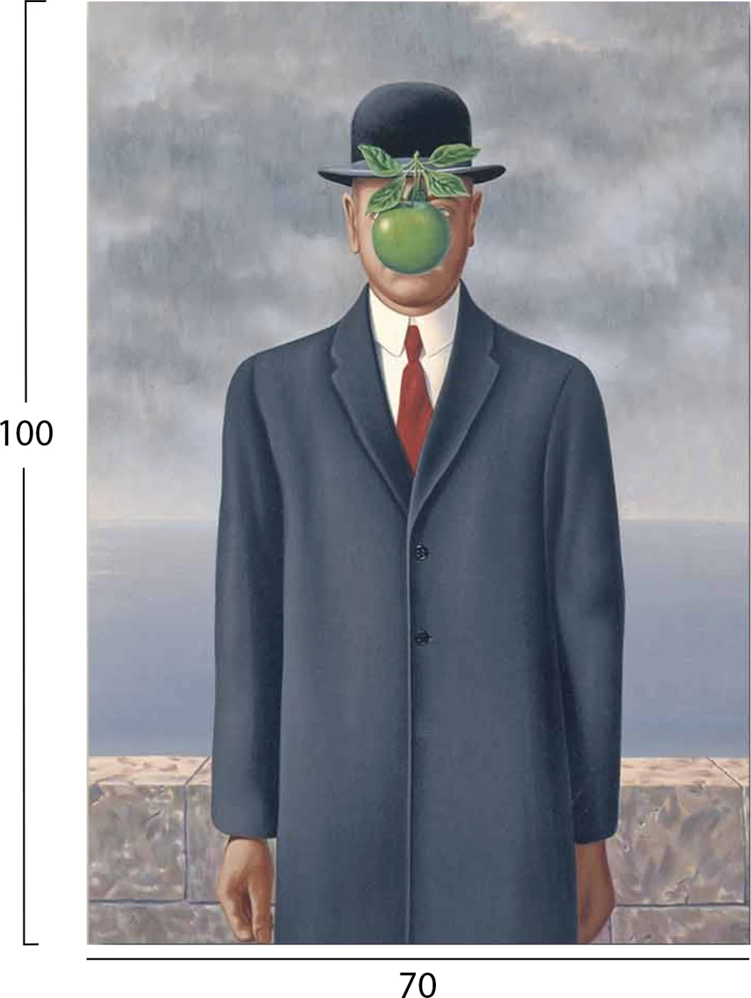 Pikturë muri GOBI FH4853, kanavacë e printuar, 70x3x100cm