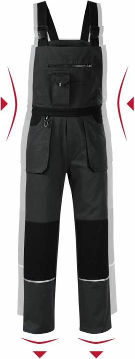 Pantallona për meshkuj Rimeck, gri të errët