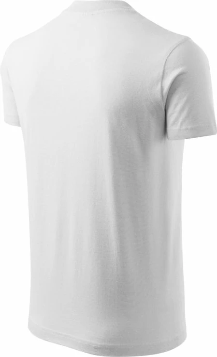 Maicë Malfini, modeli MLI-10200 me qafë V për meshkuj, e bardhë