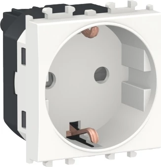 Prizë njëfazore, 2M, e bardhë, seria Easy Styl - Schneider