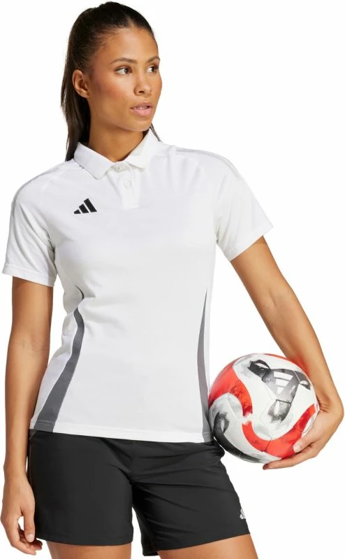 Maicë polo për femra adidas, e bardhë