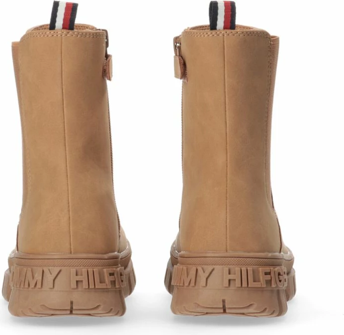 Çizme për femra Tommy Hilfiger, ngjyrë kafe