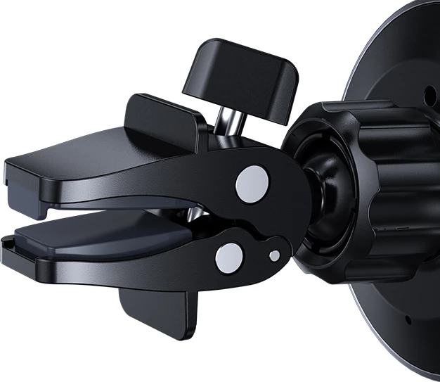 Mbajtës magnetik për veturë me karikues wireless Joyroom JR-ZS240, 15W, MagSafe, i zi