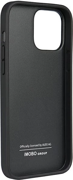 Mbështjellës Audi Genuine Leather për iPhone 13 Pro Max 6.7", lëkurë natyrale, i zi