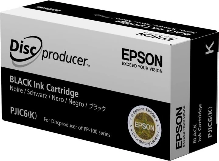 Kasetë boje Epson Discproducer PJIC7(K) C13S020693 30 ml e zezë