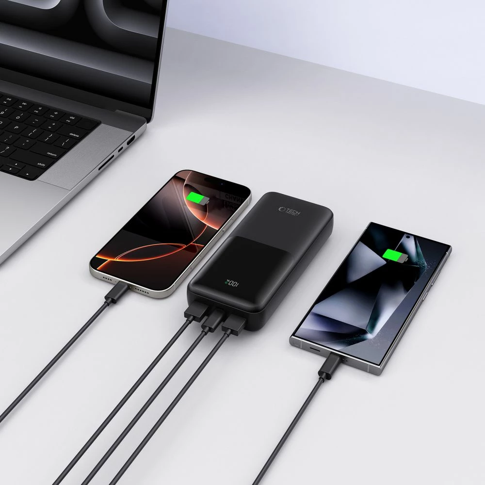 Powerbank Tech-Protect PB02 20000mAh 22.5W, e zezë