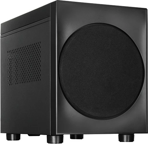 Kasë Chieftec CI-03B-OP mATX kube, Micro ATX/Mini ITX, 1x 200 mm ventilator, USB 3.2 Gen 2 Type-C, e zezë