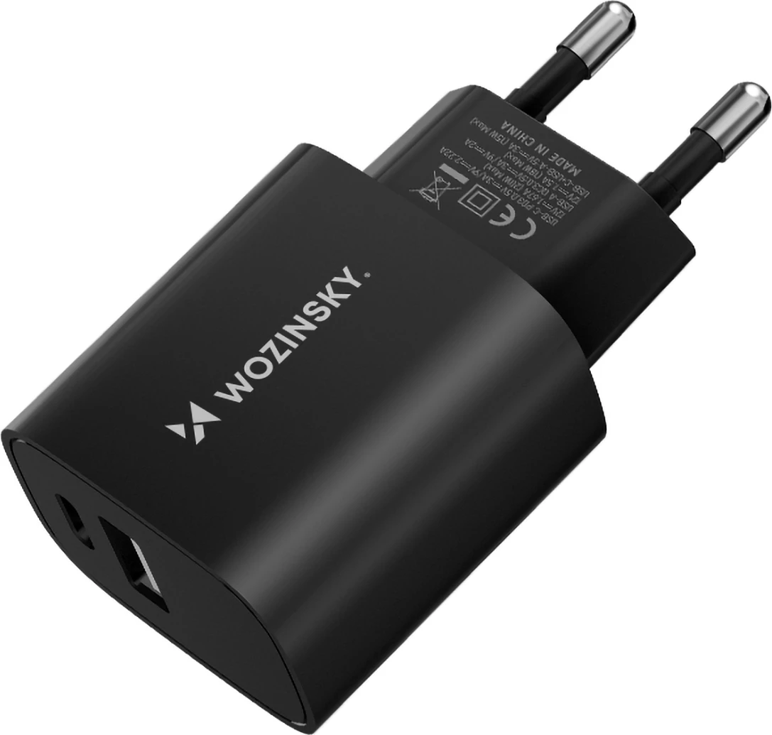 Karikues muri Wozinsky WGWCB, 20W, 2 porta USB-A/USB-C, i zi