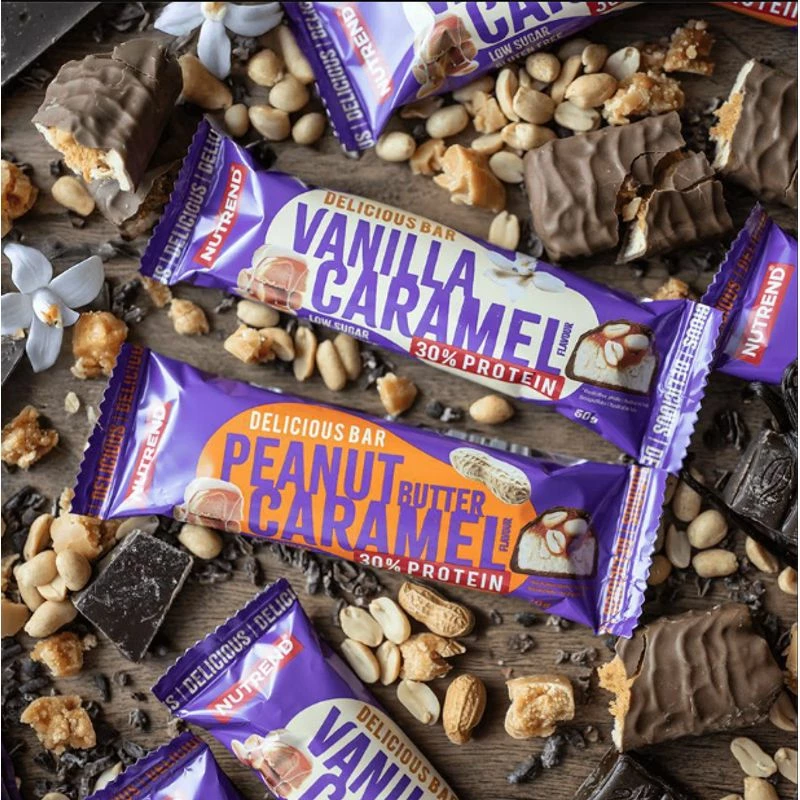 Delicious Bar 50g Vanilla + Karamel