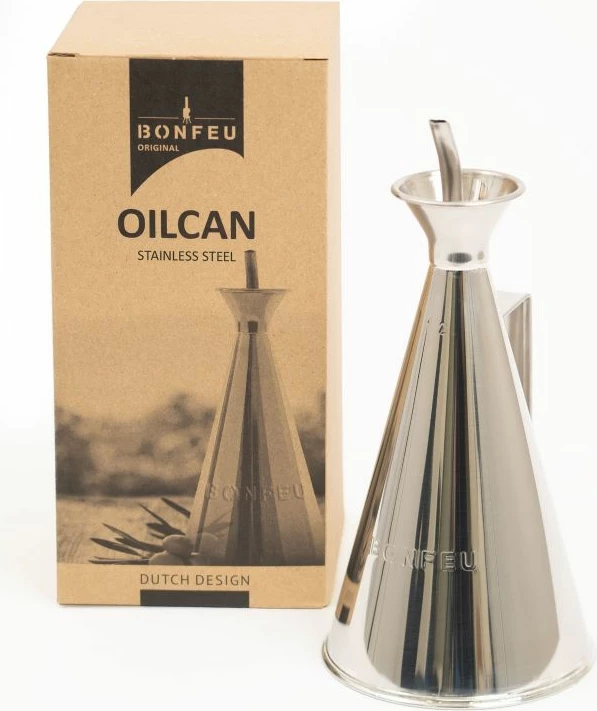 Shishe vaji Bonfeu, gri/argjendtë